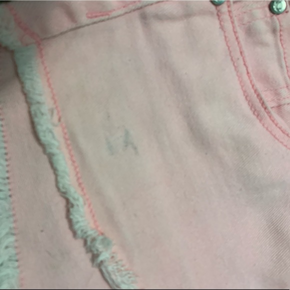 ☀️ 4/$25 REFUGE | Pastel Pink Jean Shorts - Picture 2 of 5